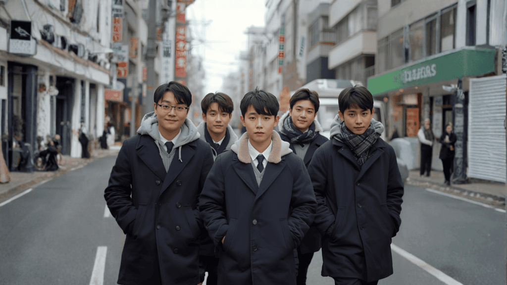 高校生男性 防寒着