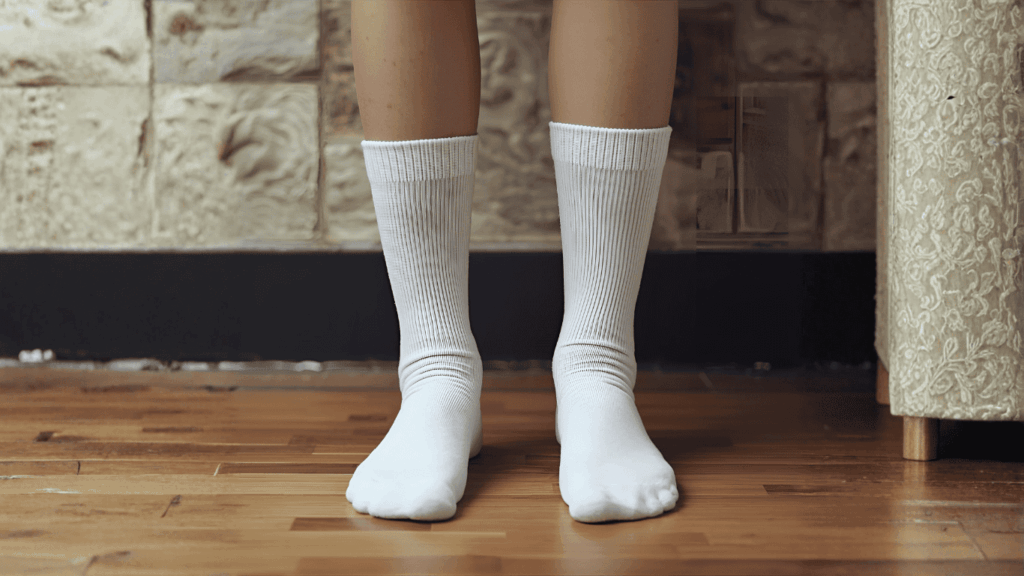 白い靴下